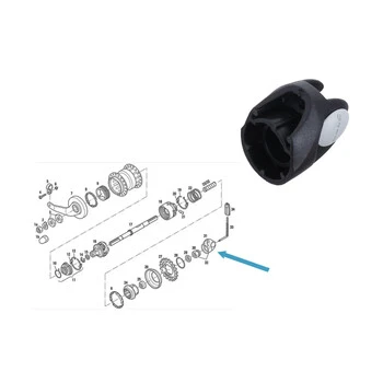 SRAM T3 Umlenkrolle Sachs Spectro 3 Gang Schaltung Nabe Fahrrad Ersatzteil â Bild 6